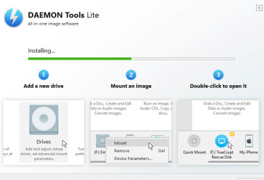how to mount an iso daemon tools lite virtual cd